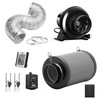 iPower 4 Inch 195 CFM Inline Fan with Speed Controller,