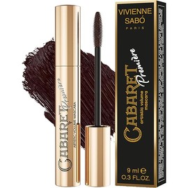Vivienne Sabó Cabaret Premiere Brown Mascara, Volume and Length, Defining, Curling, No Flaking, No Clumping, Smudge Proof, Washable, Cruelty-Free, Made in Europe, (05 Brown), 0.3 Fl Oz, 1 Pack