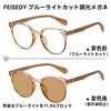 Feisedy B1169 Dimmable Sunglasses, Blue Light Reduction, Glasses, UV Protection,