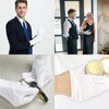 24 PCS (12 Pair) White Cotton Gloves -Suitable for Dry