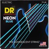 DR Strings NBE-10 Hi-Def Neon Blue K3 - Cuerdas para