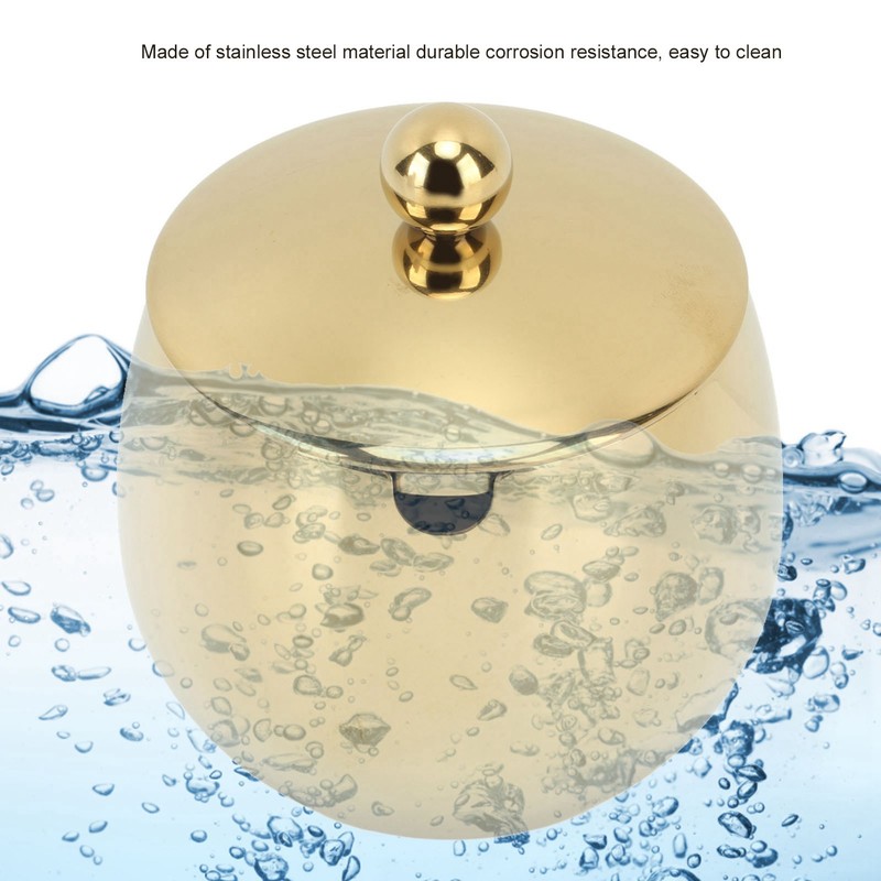 Large Stainless Steel Sugar Bowl Spice Jar With Lid Storage