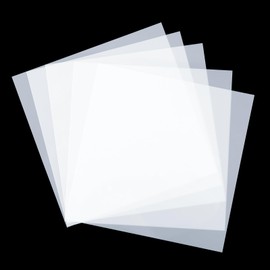 10 PCS Stencil Sheets 12 x 12 inch Mylar Sheet Stencil Paper Blank Mylar Stencil Making Sheet Milky Translucent Blank Crafts Plastic Sheets Acetate Sheets for Cut Tool Template Material (7.5 mil)