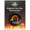 Midwest Hearth Wood Stove Thermometer - Magnetic Chimney Pipe Meter