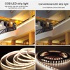 COB LED Strip Light High Brightness Adhesive Flexible Double Row