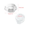 2 Pack Deadbolt Lock Secure Mount Child Safety Clear Transparent