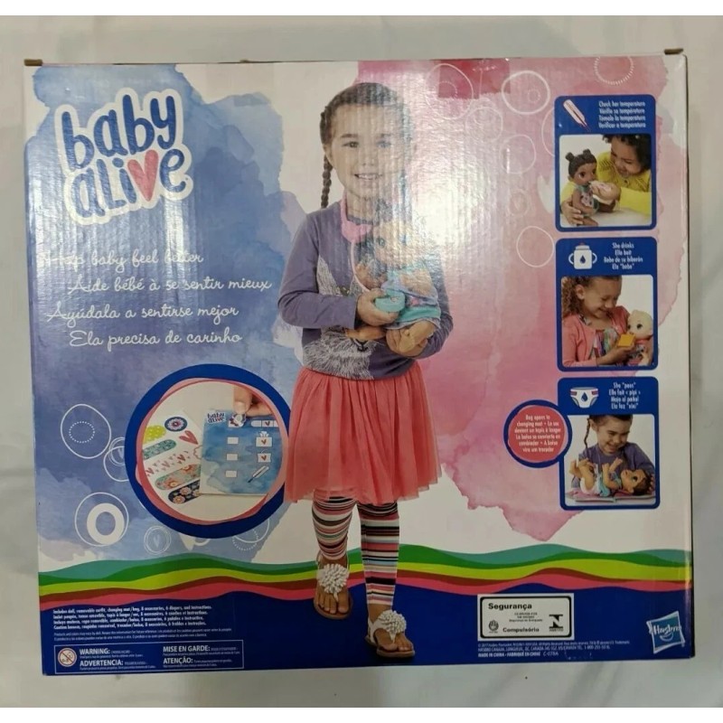 Hasbro Baby Alive Make Me Better Baby Doll African American