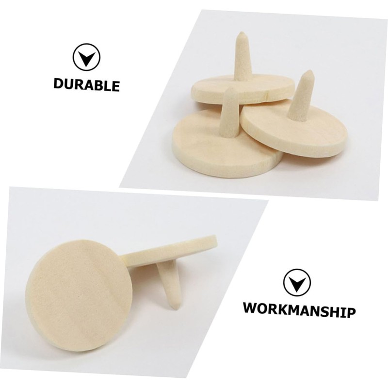 Mipcase 40pcs Wooden Golf Position Markers Durable Ball Positioning Tools