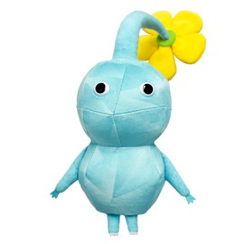 Sangei Boeki PK11 Pikmin All Star Collection Ice Pikmin, W3.9 x D 4.7 x H 7.1 inches (10 x 12 x 18 cm), Plush Toy