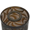 Windmill Shadow Metal Lamp Shades Hollow Carved Lampshade Modern Style