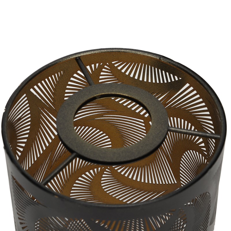 Windmill Shadow Metal Lamp Shades Hollow Carved Lampshade Modern Style