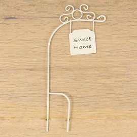 FADEDA Sweet Home Mini Sign, White/Height: 13 cm