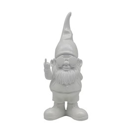 Lesser & Pavey Gnomes Behaving Badly White Figurines Statues For Home Decor | Ideal Ornaments Friendship Gifts For Women & Men | Lovely Table Centerpiece & Living Room Accessories