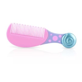 Nûby Nuby Comfort Grip Baby Comb & Brush Set - 0+ Months - Soft & Gentle - BPA Free - Bunny