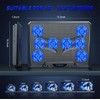 Laptop Cooling pad for Dell Precision 5540,with 8 Fan, Adjustable