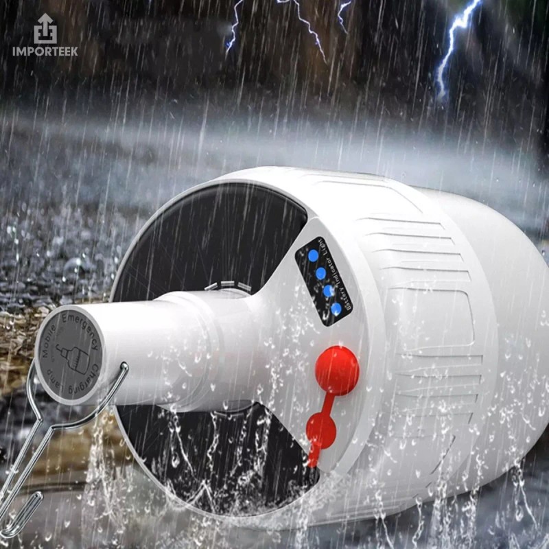 Importeek Lampara Linterna Luz Led Solar Nocturna Camping Senderismo