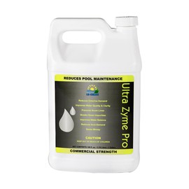 Lo-Chlor Ultra Zyme Pro Pool Enzyme Treatment - Eliminates Scum Lines & Reduces Chlorine Demand by 30% to 50% Or More, Swimming Pool Enzymes That Noticeably Improve Water Clarity (128 Oz)