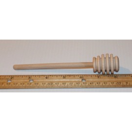 Unbranded 6" Wooden Honey Dipper New Wood Lot One (1) Wood Craft PERFECT FOR USE!