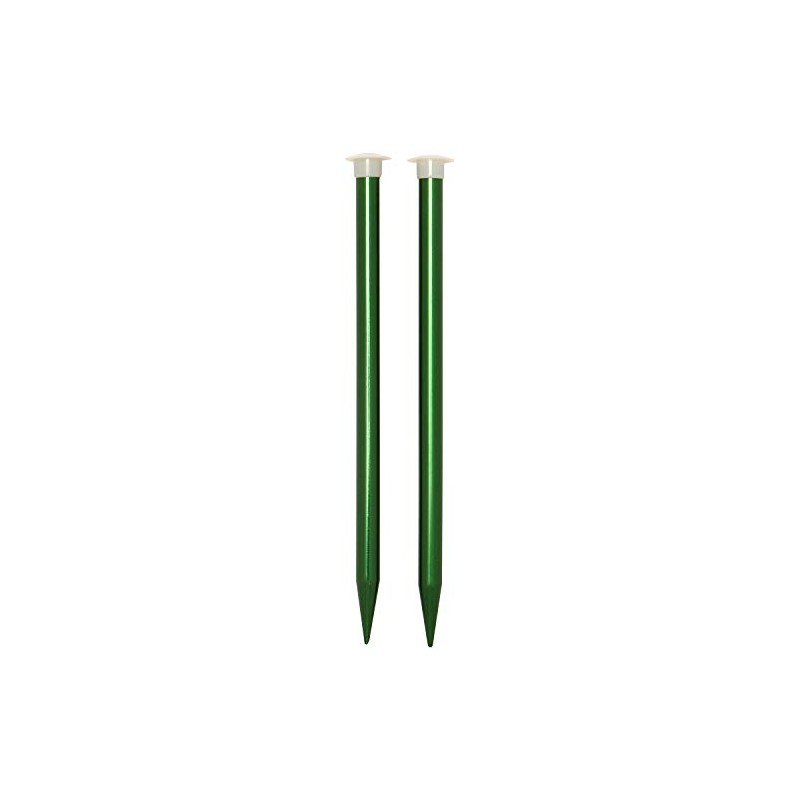 Boye 3216327017M Aluminum Knitting Needles, Size 17, 12.5mm, 10'', Green