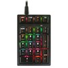 Mechanical Numeric Keypad Wired 21 Keys Blue Switch Color LED