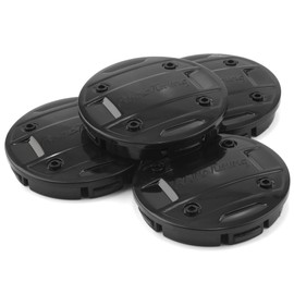 RhinoTuning Wheel Hub Caps for Hub Cap OD 56 mm ID 52 mm Black Wheel Hub Cover Suitable for Beetle 1998-2010 / Beetle Cabrio 2003-2010, 1J0 601 171 Wheel Centre Caps