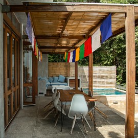 ZenBless Tibetan Prayer Flags Set - 20 Flags,13.7"x13.4"Blessed Buddha Flag Banners, Vibrant Colors Five-Colour Flag and with 10 Scripture Combinations for Outdoor Prayer flags, Home Wall Decor, Yoga