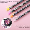 4 Pcs Rhinestone Picker Tool, Self Adhesive Wax Pencil for