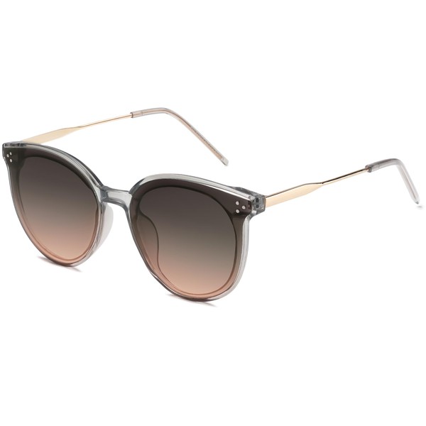 SOJOS Classic Oversized Round Sunglasses Womens Mens Trendy Large UV400