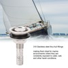 316 Stainless Steel Straight Thru Hull Valve Fitting 16mm Vent
