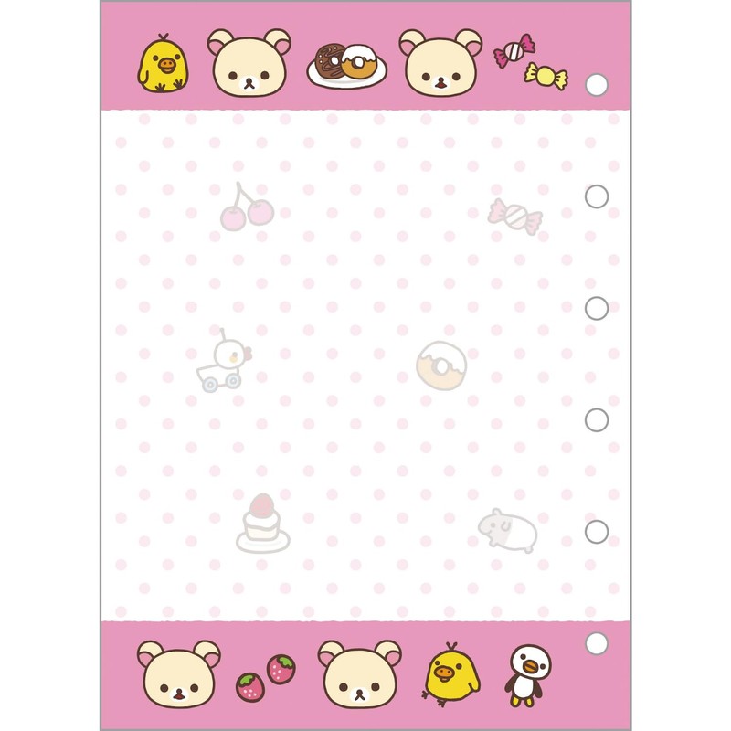 SE73403 Rilakkuma "Korilakkuma Full" Funofuni Seal Binder