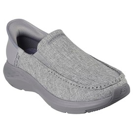 Skechers USA Men's Men's Parson-MOV Hands Free Slip-in Moccasin, Grey, 9.5 X-Wide