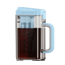 Maestri House Cold Brew Coffee Maker, 40oz Iced Tea and Coffee Maker Brewer Space Saving Tritan Pitcher, 350 Mesh Filter, 100% Leak-Proof
