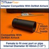Maker Fixer Female Dust Extraction Adaptor Compatible with DeWalt AirLock,