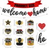 Welcome Home Decorations | Pre-Strung Glitter Welcome Home Banner and