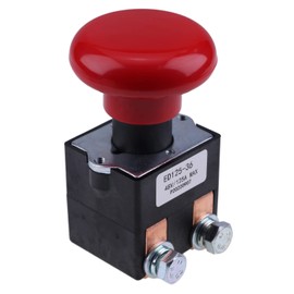 Holdia Interruptor de parada de emergencia 1115-510008-00 111551000800 compatible con Big Joe EZ30 E30 D40 EZ40 Pallet Truck 48V 125A