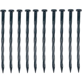 Five Leaf Clover Plastic 8" Edging Nails, (25 Pack) Heavy Duty Anchoring Spikes