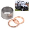 Copper Motorcycle Exhaust Pipe Gasket Seal Washer Fits for Yamaha