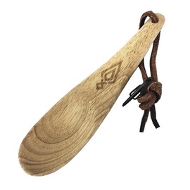VÅRDKAS Öar Wooden Spoon Traditional Hiking Bushcraft Equipment - Hand Carved, Lightweight & Eco Friendly