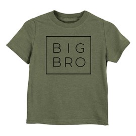 Big Bro Infant/Toddler T-Shirt 18 to 24 Months Olive