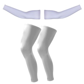 C h e r m y a a, 4 Pieces, Arm Cover, UV Protection, Arm Cover, Cooling Feel, Arm Cover, Women's, Arm Sleeve, Sweat Absorbent, Quick Drying, Plain, Anti-UV, Anti-Slip, Sports, Unisex (2 Arm Covers, 2