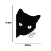 VGOL 4Pcs Peeking Cat Car Sticker and Decal - Cartoon