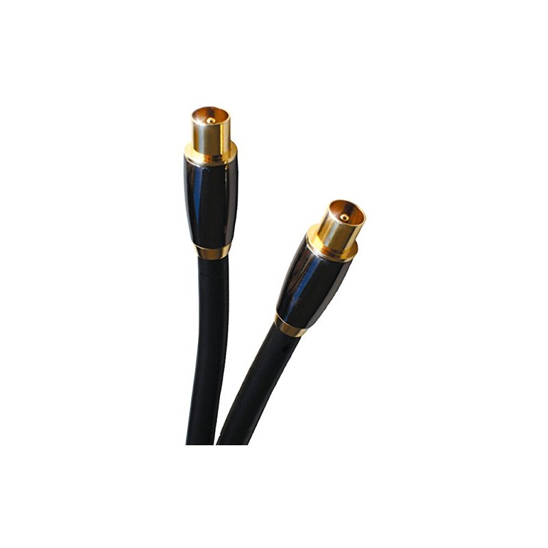 Moki Digital TV Antenna Lead, Black, 2 Meter