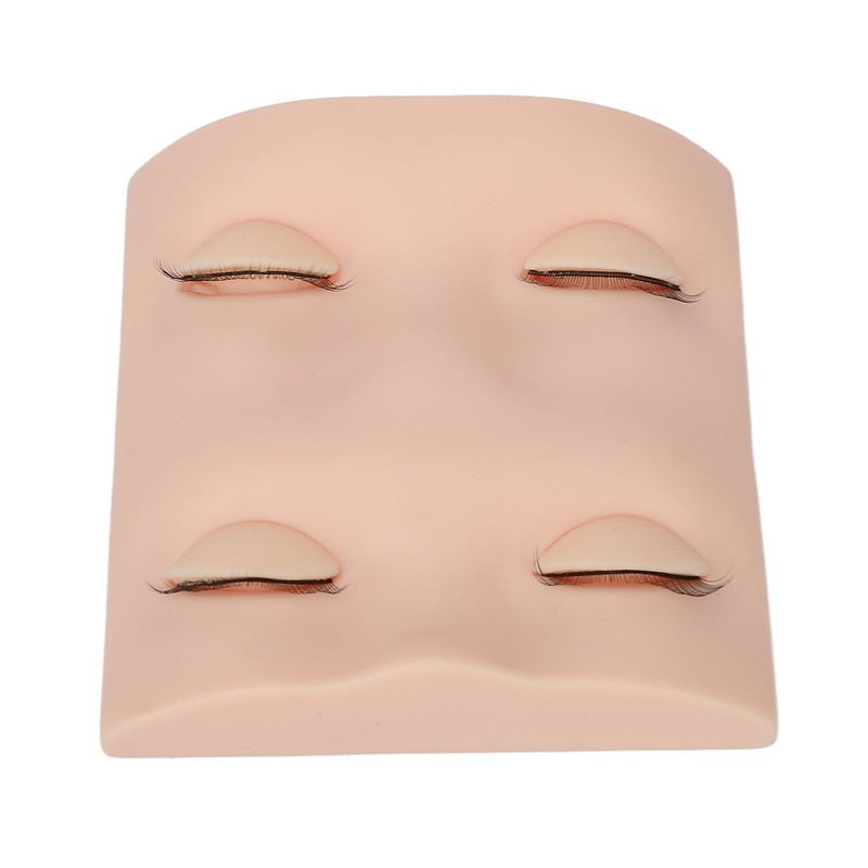 Lash Mannequin Head with with 3 Pairs Replacement Eyelids Realistic