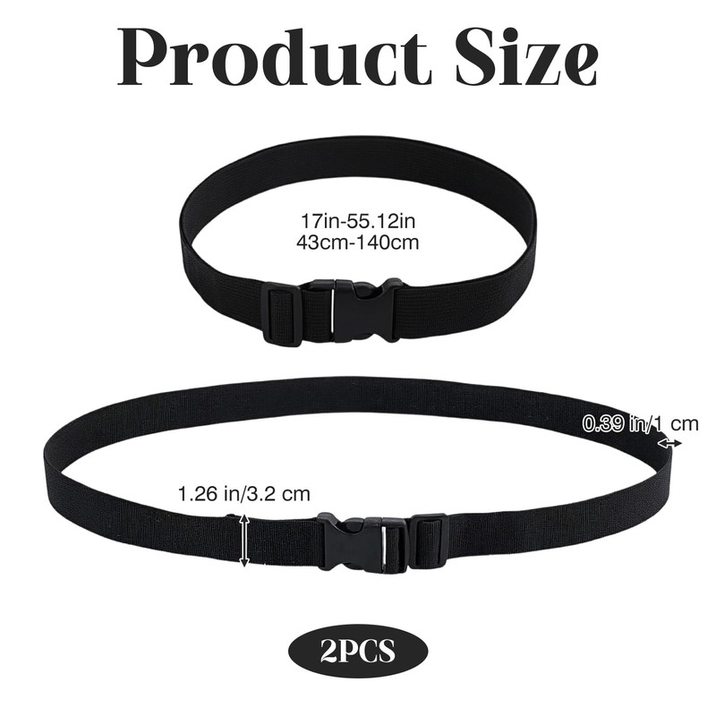 QiaoLiangYao 2 Pcs 59.06'' X 1.26'' Mattress Topper Straps Adjustable