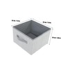 ULTECHNOVO 2pcs Fabric Cube Storage Bins for Closet Organization Capacity
