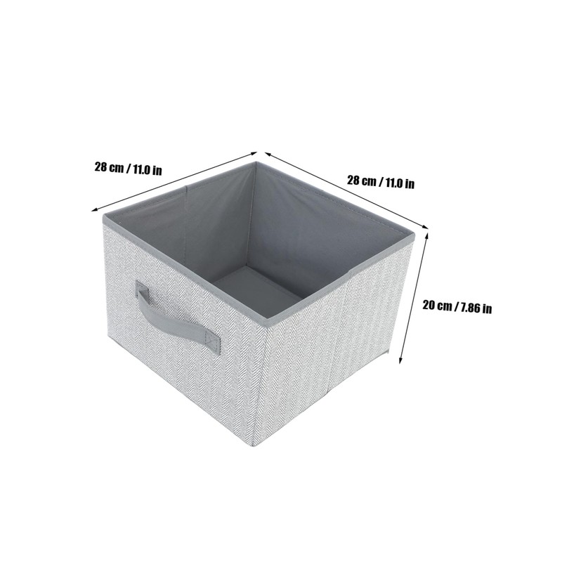 ULTECHNOVO 2pcs Fabric Cube Storage Bins for Closet Organization Capacity