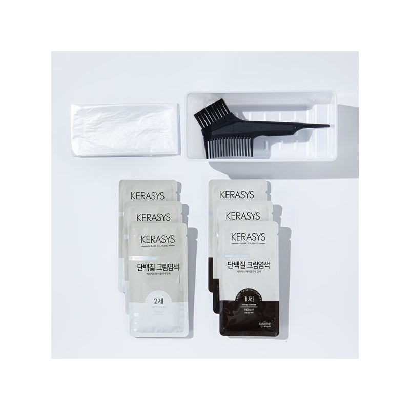 Kerasis 케라시스 단백질크림염색다크브라운120g Kerasis Protein Cream Dye Dark Brown 120g