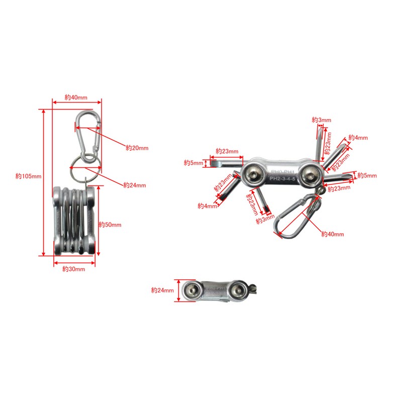 Takagi M&M Mini Folding Wrench Screwdriver MW-1