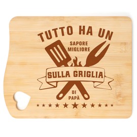 PRSTENLY Gift Dad, Cold Gift Birthday Dad, Unique Gift Ideas for Dad, Useful Gifts for Dad Birthday, Bamboo Board 8.4 x 10.8 Inches