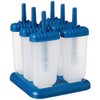 Tovolo Groovy Popsicle Molds (Set of 6) - Mess-Free Plastic